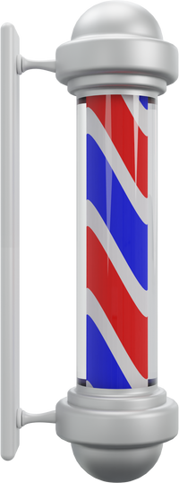 Barber Pole 3D Icon